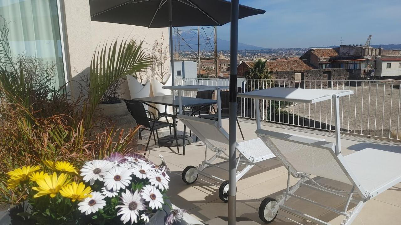 Attico Sul Porto Di Catania E Vista Vulcano Catânia Exterior foto